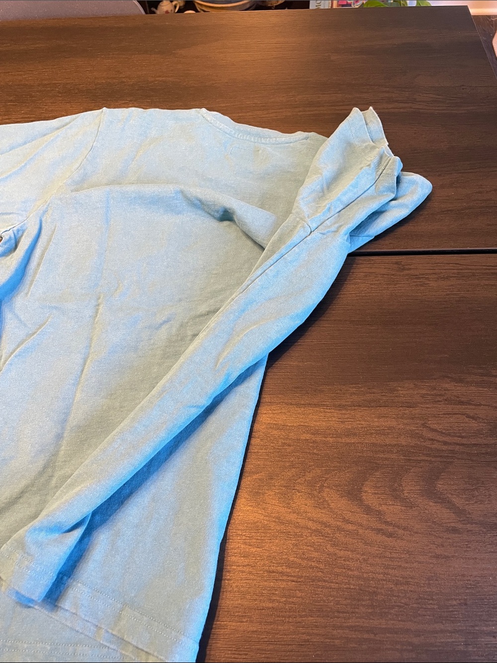 Supreme Light Blue Pocket Tee with Red Tab - Picture 6 of 7